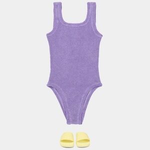 HUNZA G GIRLS ALVA ONE PIECE SWIMSUIT